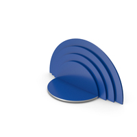 Blue Cylindrical Pedestal Podium PNG & PSD Images