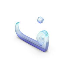 Letter Glass Farsi Arabic F PNG & PSD Images