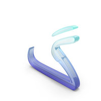 Letter Glass Farsi Arabic G PNG & PSD Images