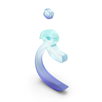 Letter Glass Farsi Arabic Gheyngheyn PNG & PSD Images
