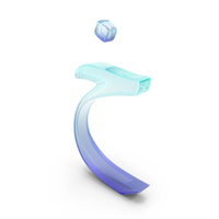 Letter Glass Farsi Arabic Kh PNG & PSD Images