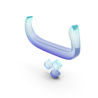 Letter Glass Farsi Arabic P PNG & PSD Images