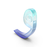 Letter Glass Farsi Arabic V PNG & PSD Images