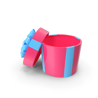 Gift Box Cylinder Open Plastic PNG & PSD Images