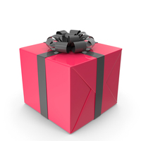 Pink Plastic Gift Box PNG & PSD Images