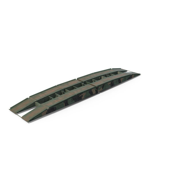 Pontoon Bridge M60A1 AVLB Deployed PNG & PSD Images