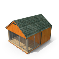 Outdoor Dog Kennel PNG & PSD Images