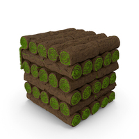 Rolled Lawn Big Stack PNG & PSD Images