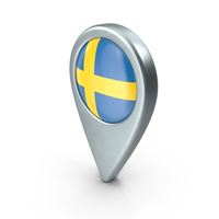 Sweden Flag Location PNG & PSD Images