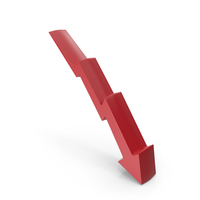 Stock Market Loss Arrow Red PNG & PSD Images