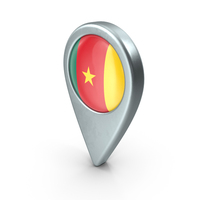Cameroon Flag Location PNG & PSD Images