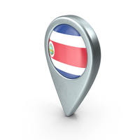 Costa Rica Flag Location PNG & PSD Images
