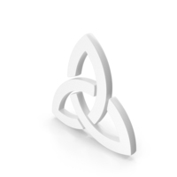 Celtic Knot Saint Patrick's Day Related Icon White PNG & PSD Images