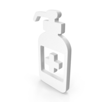 Liquid Handwash Bottle  Bottle Pump Hand Wash Bottle Icon White PNG & PSD Images