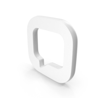 White Message Icon PNG & PSD Images