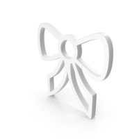 White Bow Tie Outline Icon PNG & PSD Images