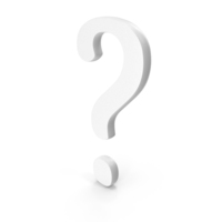 Quation Mark Icon White PNG & PSD Images