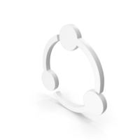 White Share Icon PNG & PSD Images