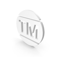 Trade Mark Icon White PNG & PSD Images