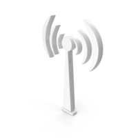 White WiFi Signal Icon PNG & PSD Images