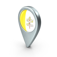 Holy See Location With Flag PNG & PSD Images