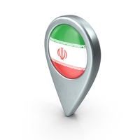 Iran Location With Flag PNG & PSD Images