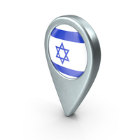 Israel Location With Flag PNG & PSD Images