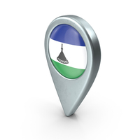 Lesotho Location With Flag PNG & PSD Images