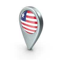 Liberia Location With Flag PNG & PSD Images