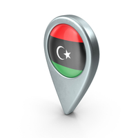 Libya Location With Flag PNG & PSD Images