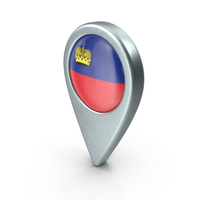 Liechtenstein Location With Flag PNG & PSD Images
