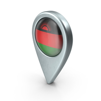 Malawi Location With Flag PNG & PSD Images