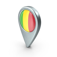 Mali Location With Flag PNG & PSD Images