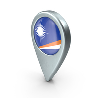 Marshall Islands Location With Flag PNG & PSD Images