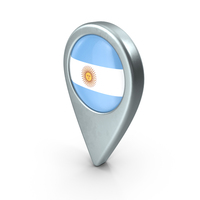 Argentina Location With Flag PNG & PSD Images
