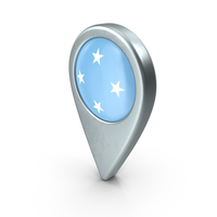 Micronesia Location With Flag PNG & PSD Images