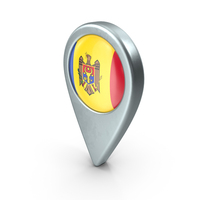 Moldova Location With Flag PNG & PSD Images