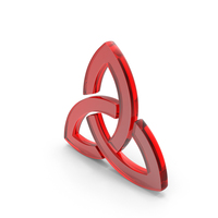 Red Glass Celtic Knot Saint Patrick's Day Related Icon PNG & PSD Images