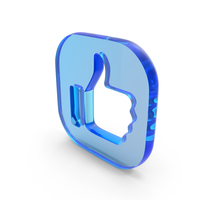 Blue Glass Like Icon PNG & PSD Images
