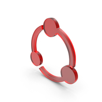 Red Glass Share Icon PNG & PSD Images