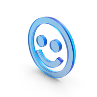 Smile Icon Glass PNG & PSD Images