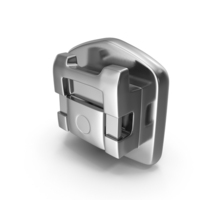 Self Ligating Dental Braces Bracket Closed PNG & PSD Images