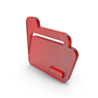 Red Glass Remove Folder Symbol PNG & PSD Images