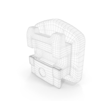 Self Ligating Dental Braces Bracket Open Wireframe PNG & PSD Images