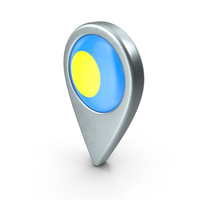 Palau Location With Flag PNG & PSD Images
