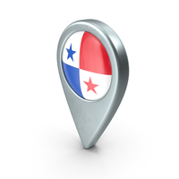 Panama Location With Flag PNG & PSD Images