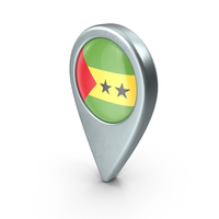 Sao Tome And Principe Location With Flag PNG & PSD Images