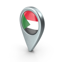 Sudan Location With Flag PNG & PSD Images