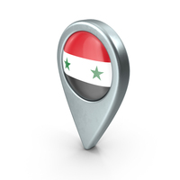 Syria Location With Flag PNG & PSD Images