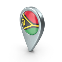 Vanuatu Location With Flag PNG & PSD Images